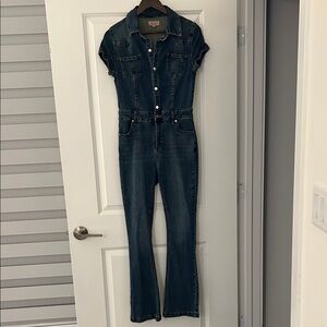 Juicy Couture Dark Blue Denim Jumpsuit